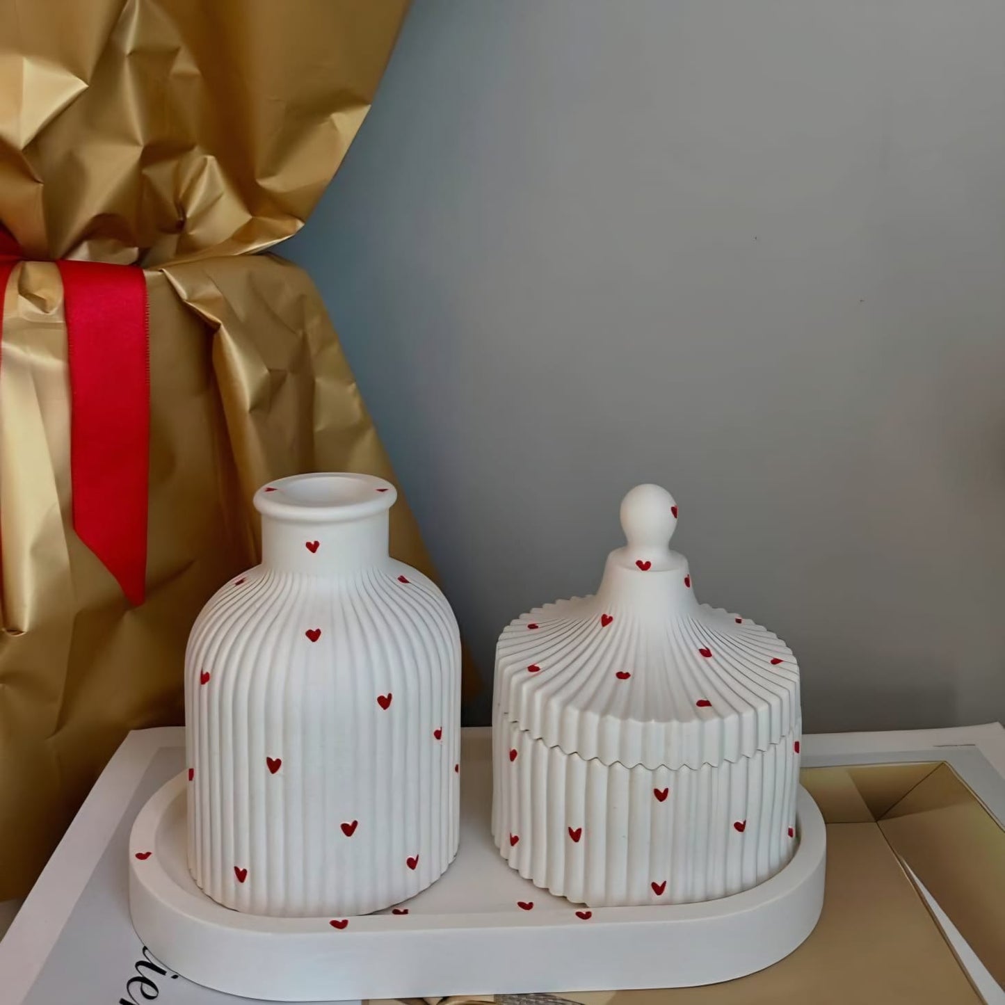 Jewellery Trinket Jar & Mini Decorative Vase