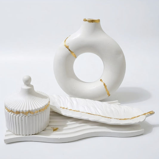 Wing Tray,Mini Vase & donut vase