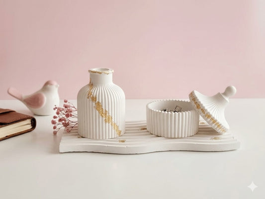 Jewellery Trinket Jar & Mini Decorative Vase