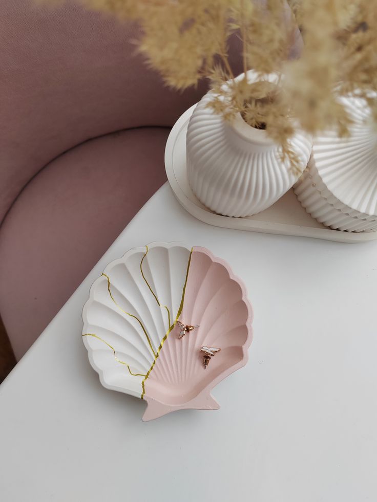 Shell trinket tray | trinket dish | minimalist |